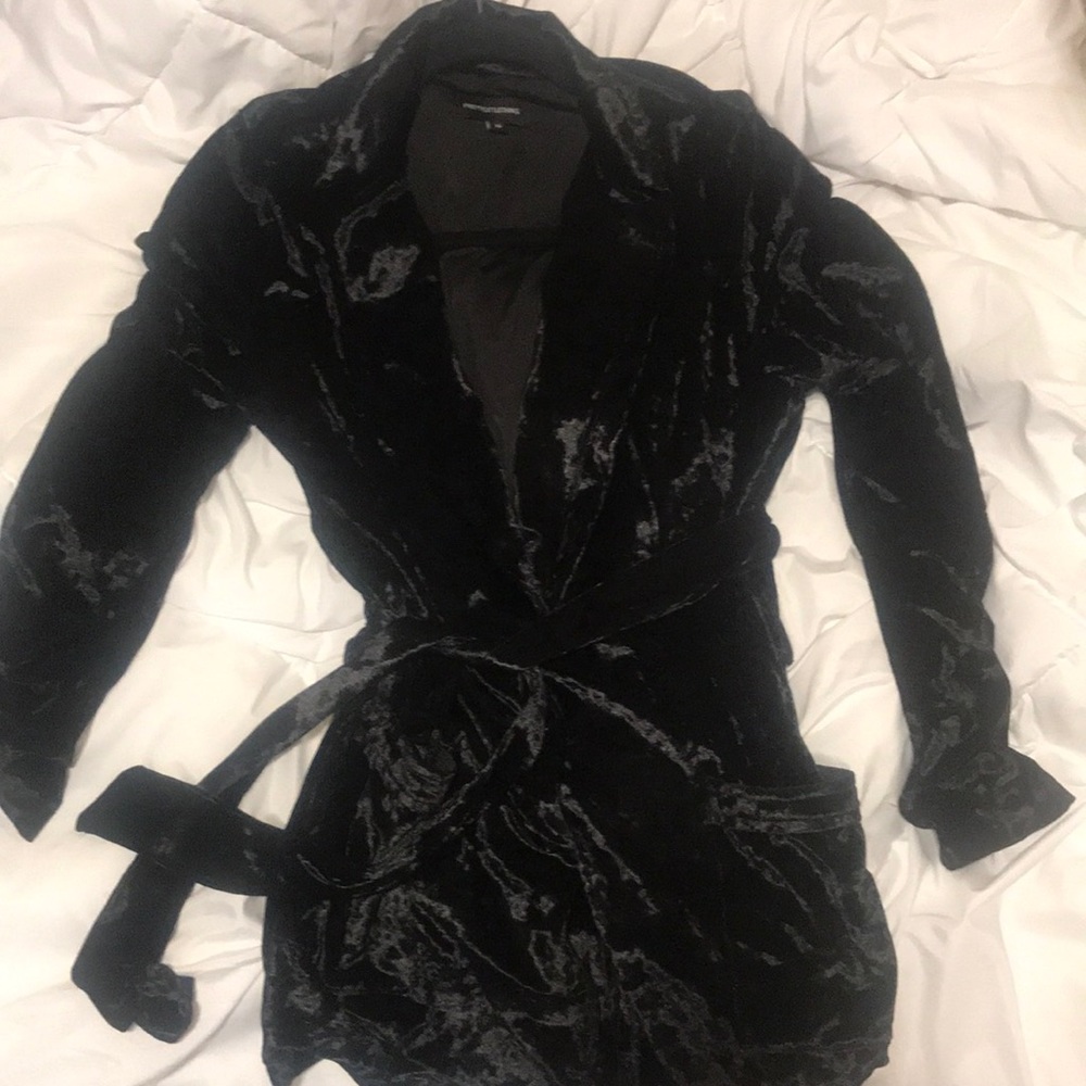 Velour Blazer